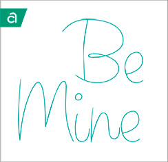 Be Mine Font - Image Set