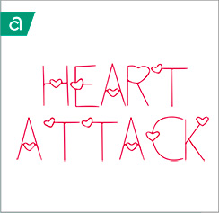 HEart Attack Font - Image Set