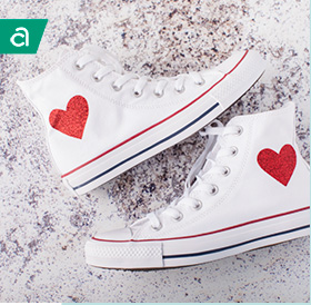 heart shoe decal