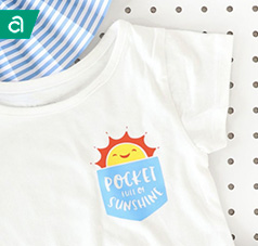 sunshine pocket tee