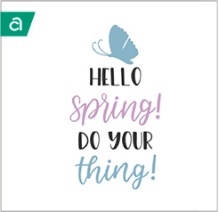 Spring Phrases - Image Set