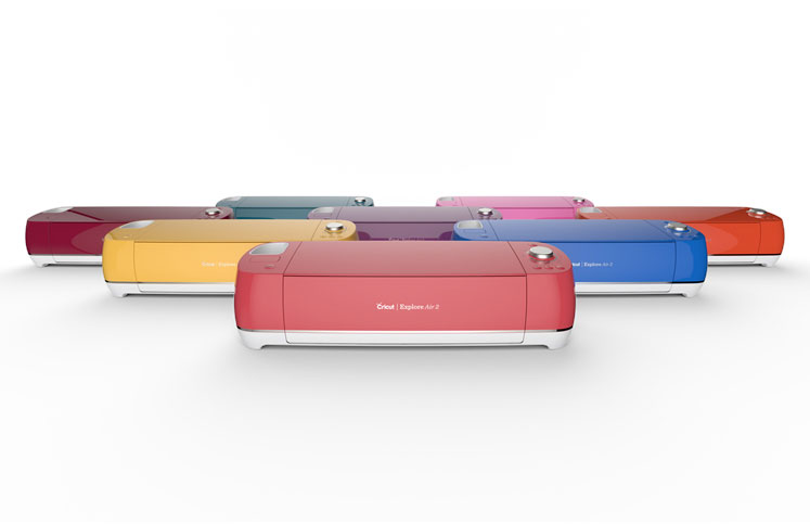 Cricut Explore Air 2 in many hues.