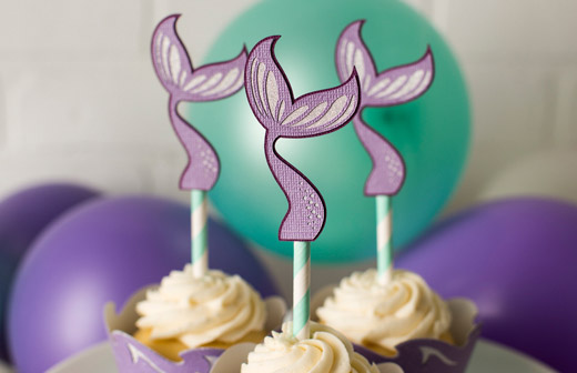 Mermaid Cupcake Topper
