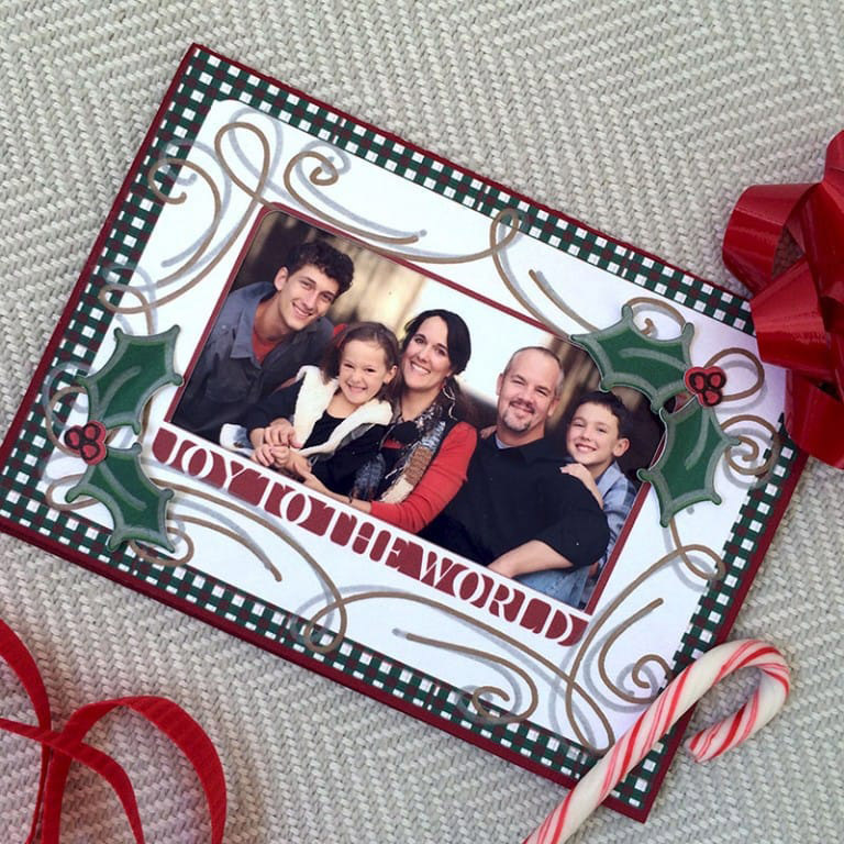 How To Make A Photo Christmas Card