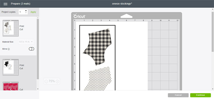 4: Send Design to Your Printer Print out your customized stockings