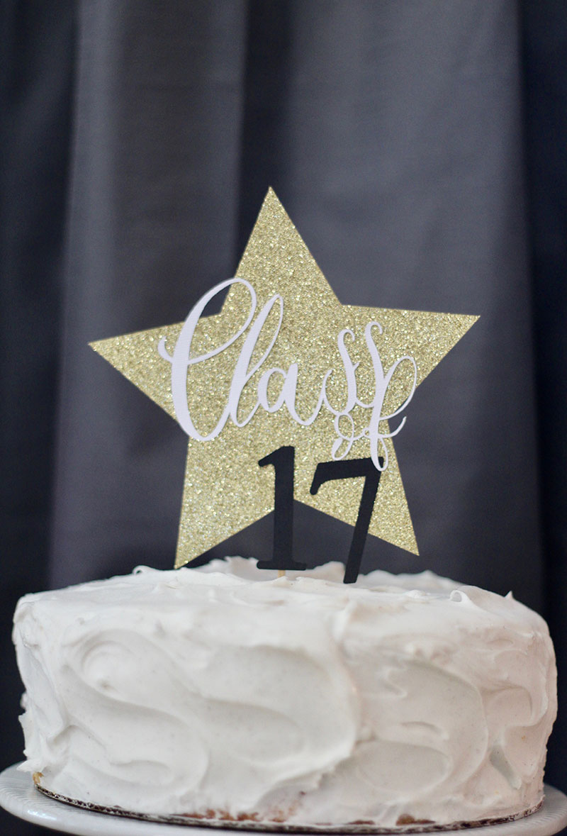 Celebrate Your Senior With this Cupcake  Topper  Cricut 