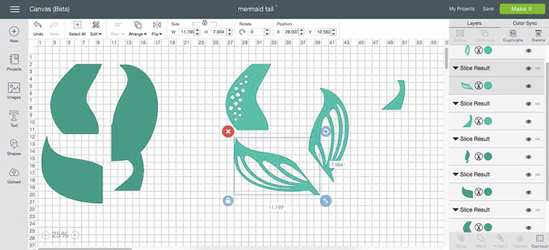 Working With Large Scale Projects Adjust the size of your sections