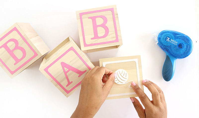 Easy Diy Baby Shower Decor With A Cricut Rose Machine Cricut