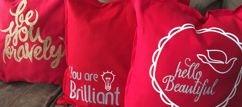 #SayItWithCricut: Our Secret Obsession for DIY Pillows! Sneak Peek Pillows