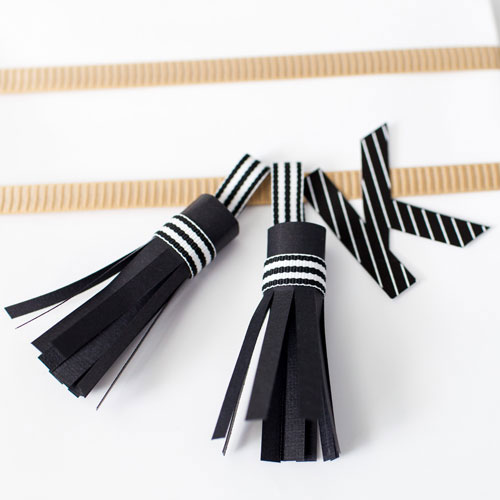 DIY: Personalized Twists on Winter Gifts Tassel + Monogram