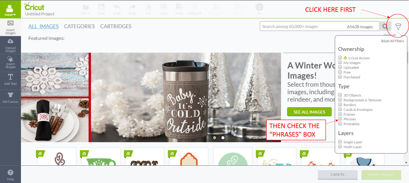 Getting That Perfect Phrase Project in Design Space Filtering