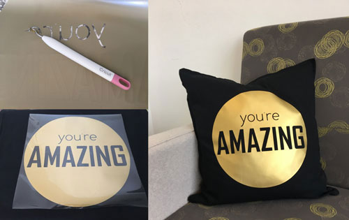 Getting That Perfect Phrase Project in Design Space You're Amazing Image
