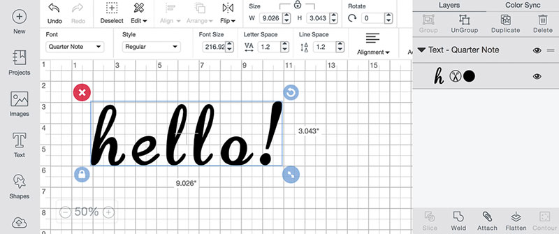 Working With Fonts In Cricut Design Space Cricut