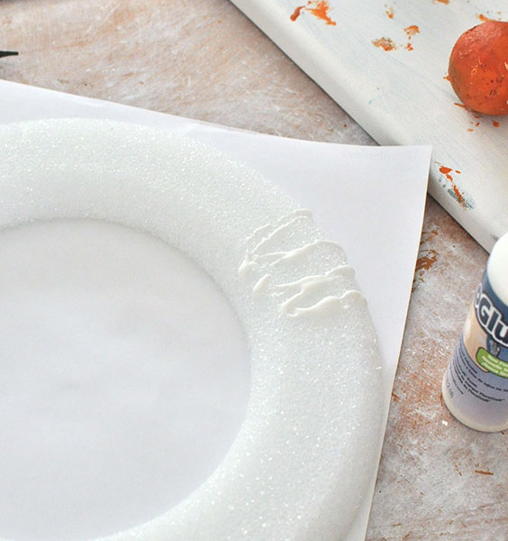 This Faux Orange Wreath Is Everything For Spring Foam wreath