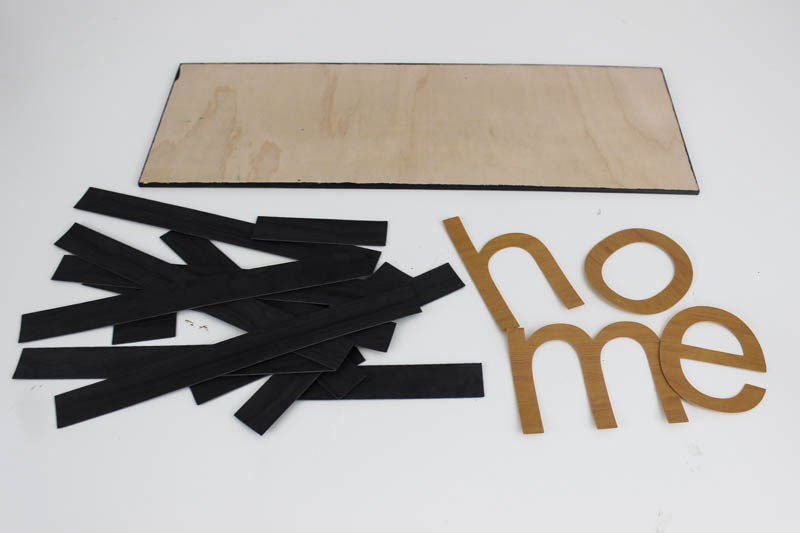 Add Faux Wood To Give Your Home Texture Home sign