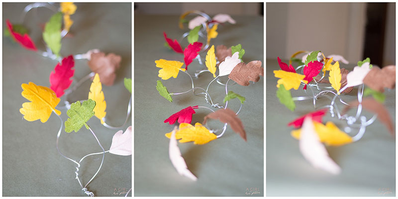 8: Complete the Project Finish up your no sew felt leaves!