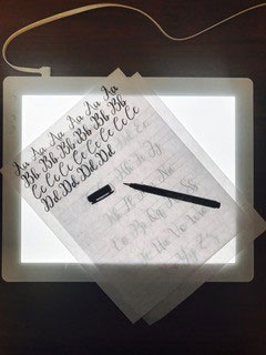 Jumping on the Hand-lettering Bandwagon Practice hand-lettering with templates
