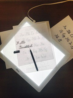 Jumping on the Hand-lettering Bandwagon Practice hand-lettering with templates