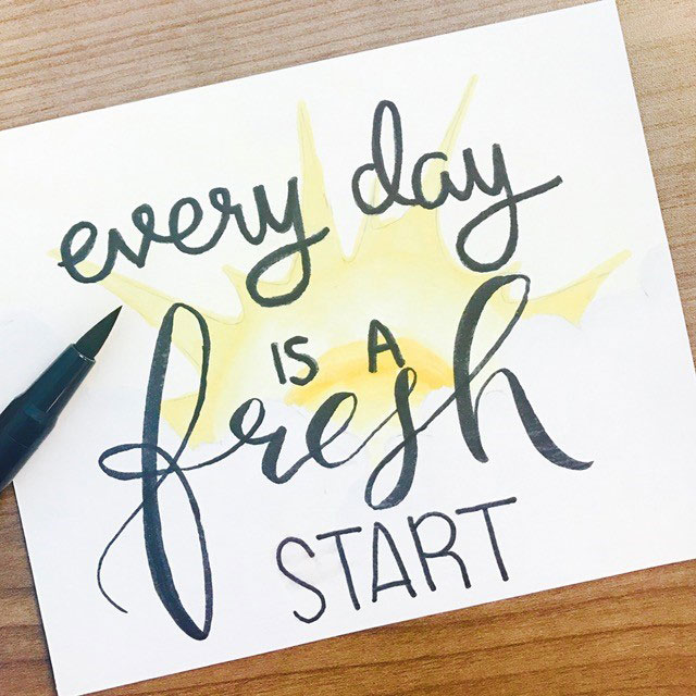 Jumping on the Hand-lettering Bandwagon Practice hand-lettering with templates