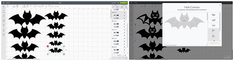 1: Cut Cardstock Bats Cut the bats out of cardstock