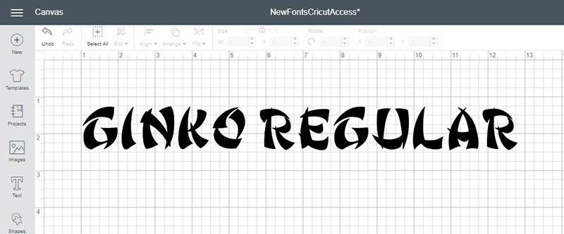 Meet Some of the New Fonts in Cricut Access! Ginko Regular Font