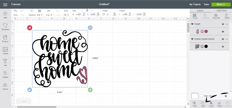 Learn the Custom Project Design Process With This Home Sweet Home Sign Weld the images