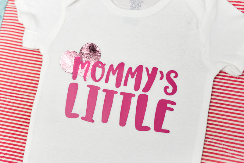 Little Valentine Onesies with Free Cut Files - Hey, Let's Make Stuff