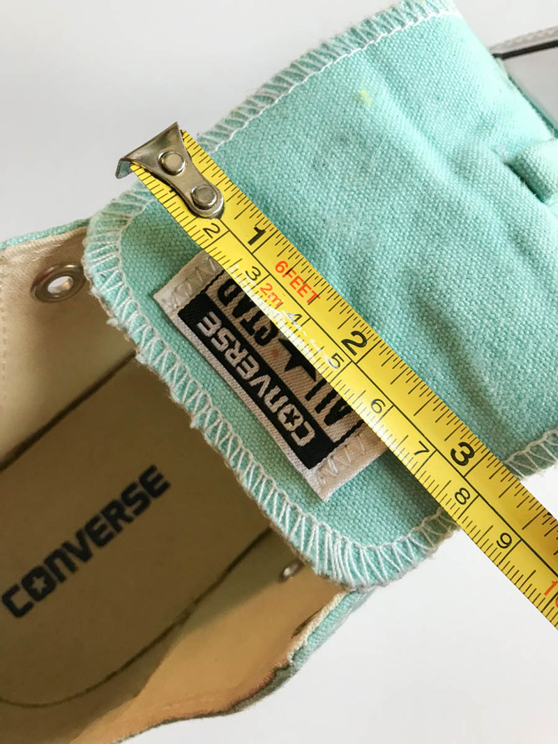 Make Your Chucks Lucky for St. Patrick’s Day Measure the spaces on your shoes