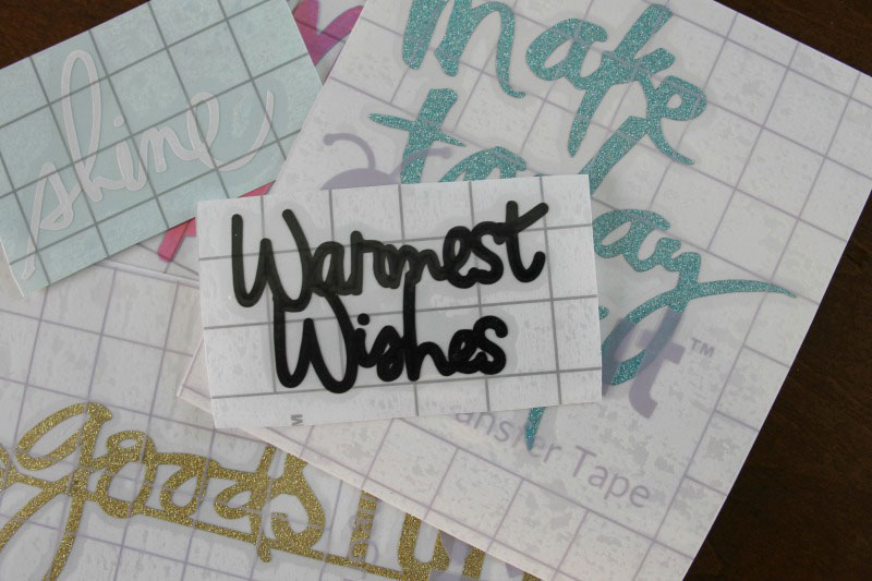 4: Apply Transfer Tape Apply transfer tape