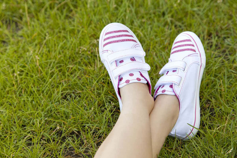 Shoes You can use iron-on for shoes