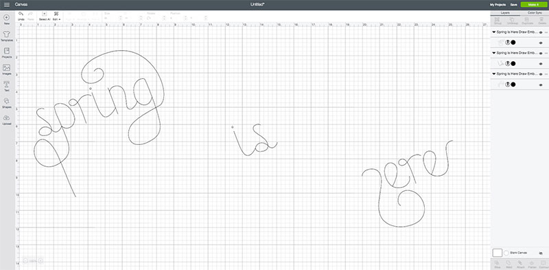 Write in Multiple Colors Using the Cricut Contour Tool Using the Contour tool