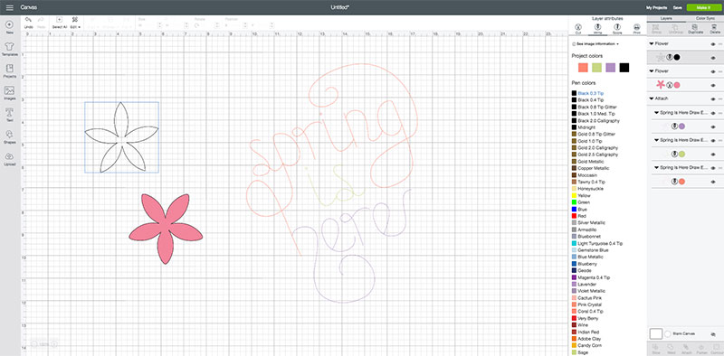 Write in Multiple Colors Using the Cricut Contour Tool Using the Contour Tool