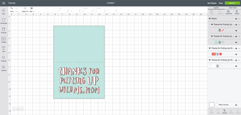 Send Your Mom This Easy Layered Mother’s Day Card Cut out your Mother's Day card