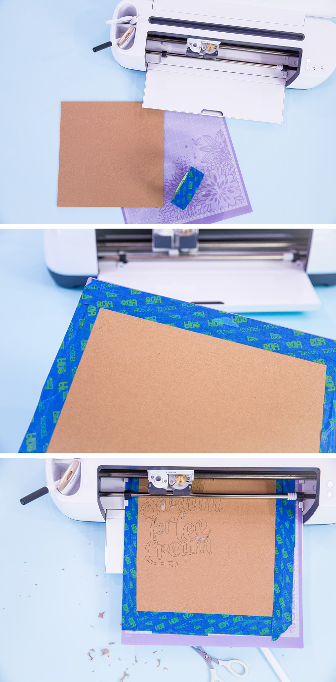 Use the Knife Blade for This We All Scream For Ice Cream Cake Topper July 4th Cake Topper