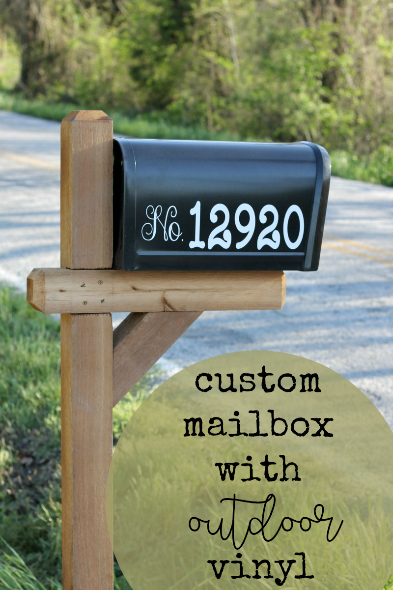 Customize Your Mailbox with Cricut Permanent Vinyl Cricut