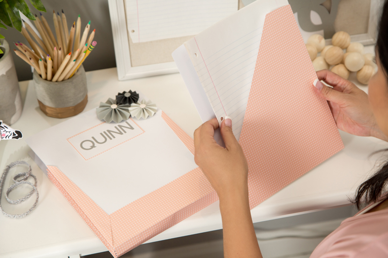 Start School Right With This Embellished Folder Tutorial Embellished Folder Tutorial