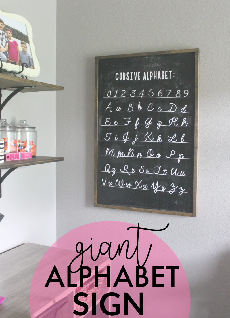 How to Create Projects Larger Than 12×24″: Giant Alphabet Sign Create your design for the giant alphabet sign