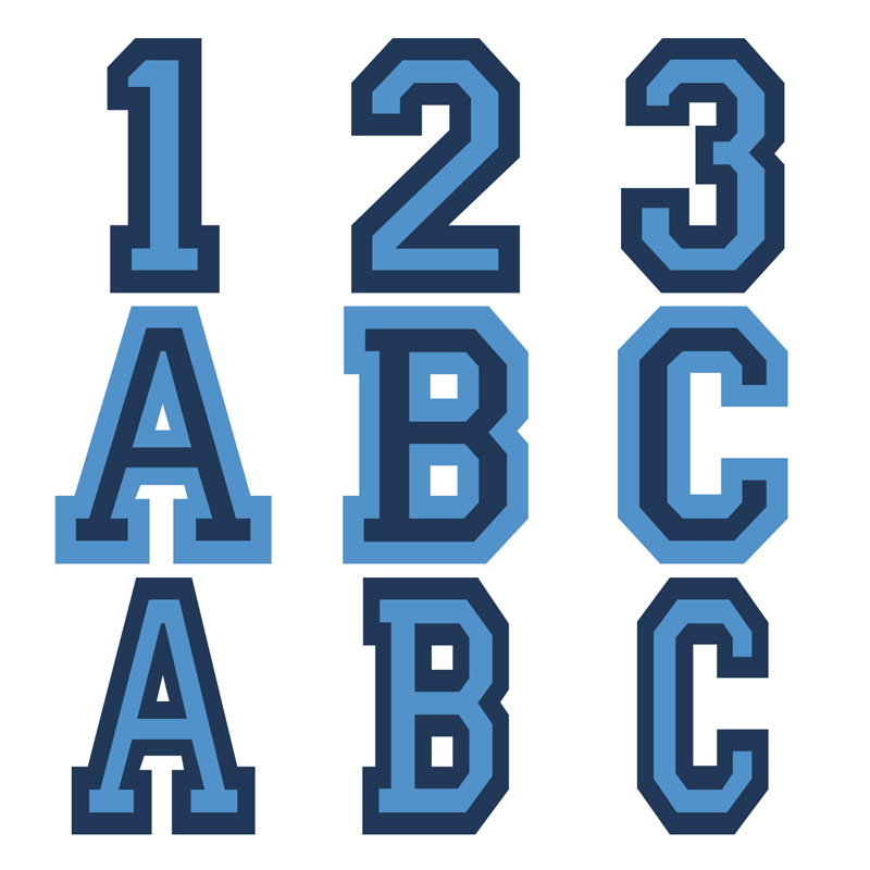 Jersey block letter font