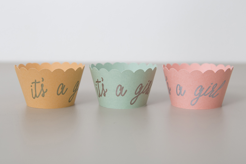 DIY Cupcake Wrappers + Cookie Flags DIY Cupcake Wrappers + Cookie Flags