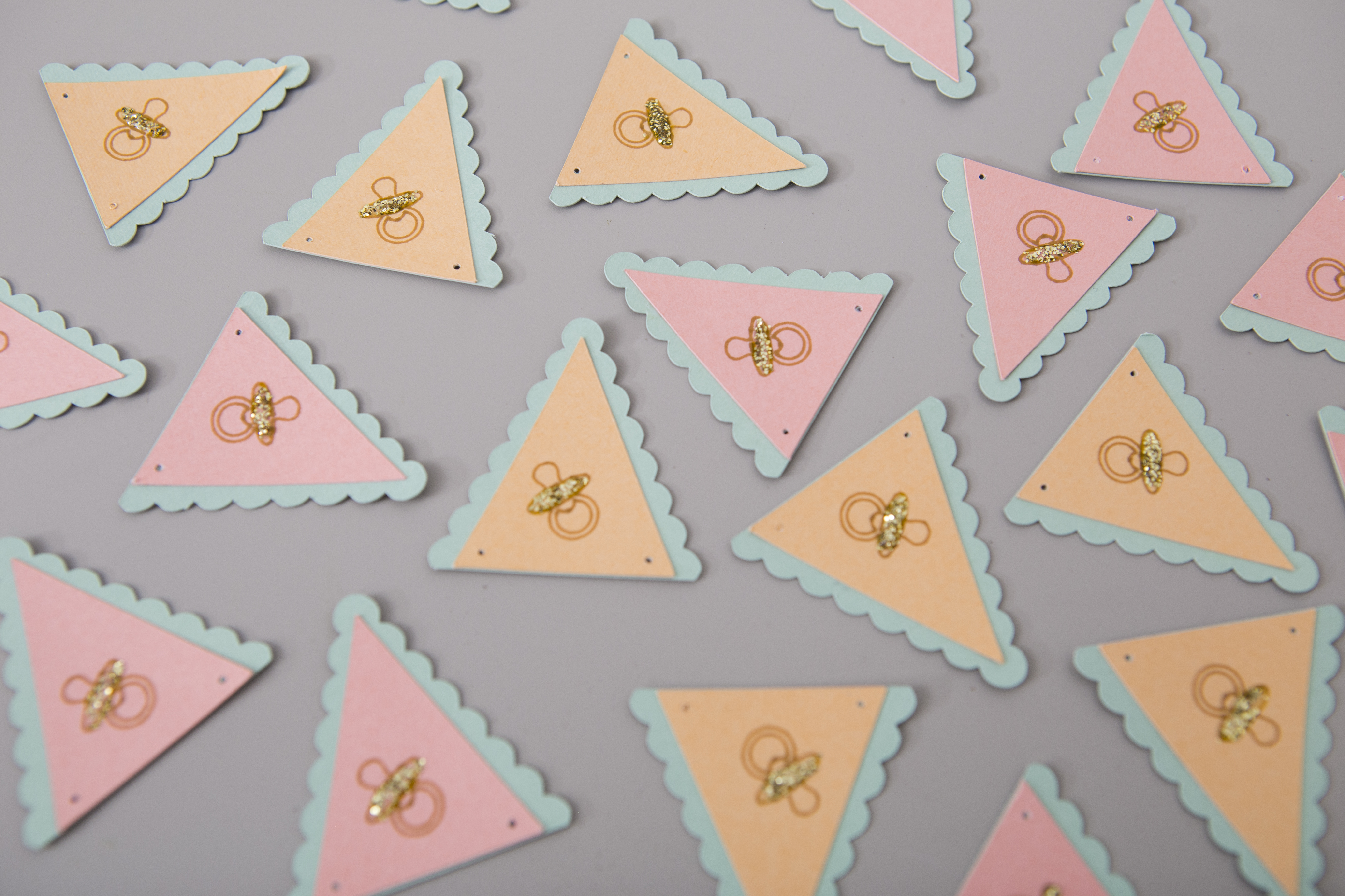 . DIY Cupcake Wrappers + Cookie Flags