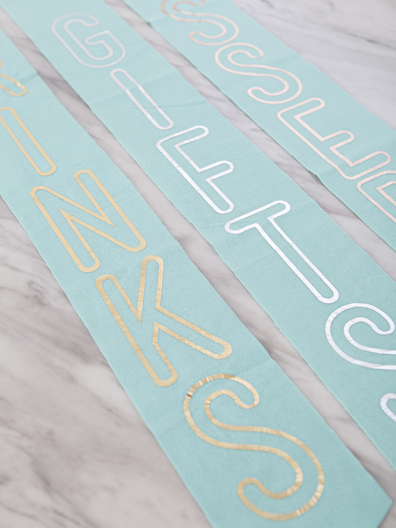 DIY Fabric Iron-on Banners DIY Fabric Iron-on Banners
