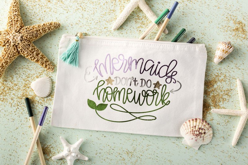 holographic ironon Cricut