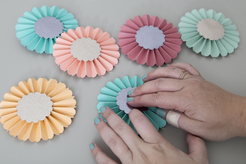 . DIY Rosette Name Tags