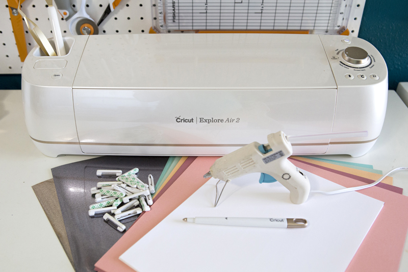 Supplies Needed: Supplies for DIY Rosette Name Tags