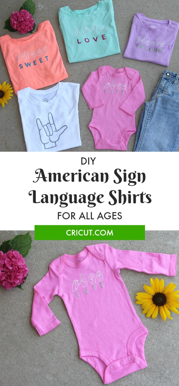 Learning American Sign Language with 5 Little Monsters Make These American Sign Language Shirts