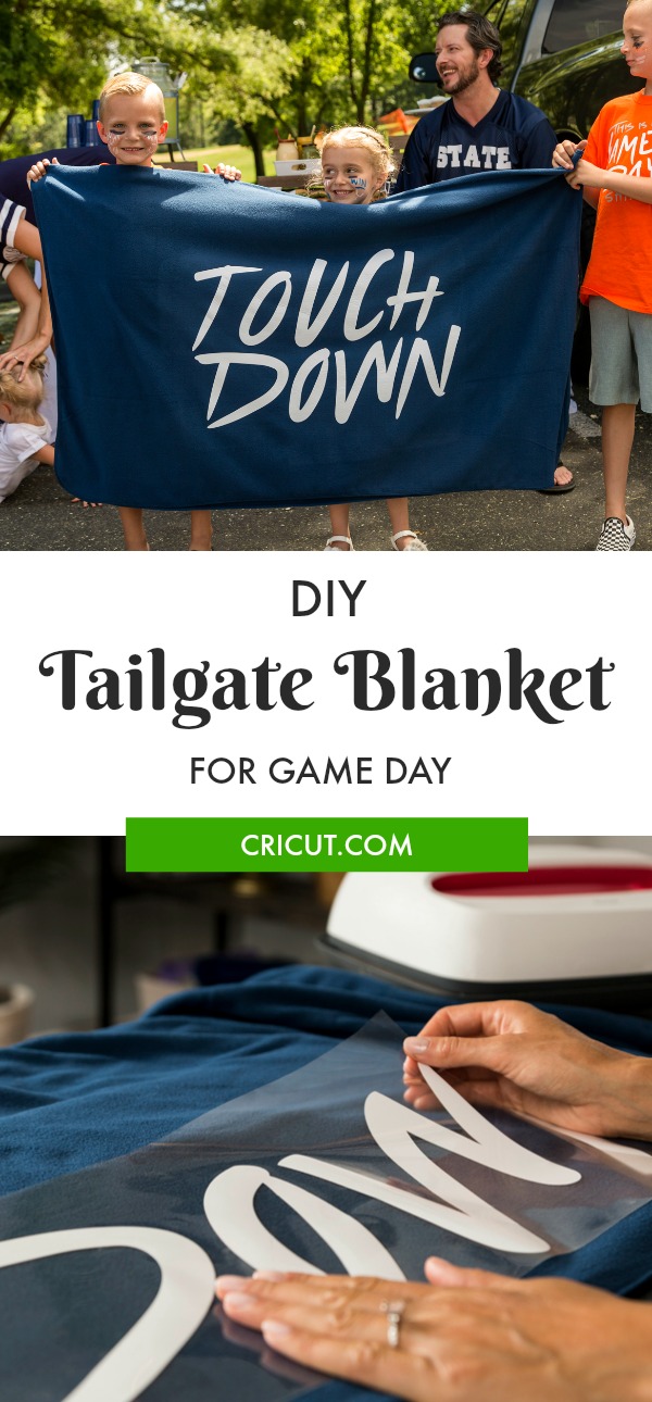 Celebrate Game Day With This DIY Tailgate Blanket DIY Tailgate Blanket for your next game day event