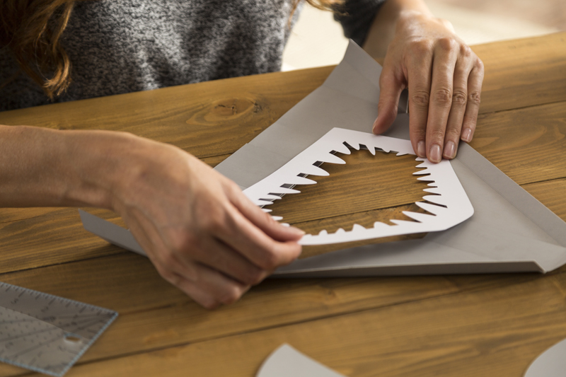 DIY Poster Board Shark Head DIY Poster Board Shark Head