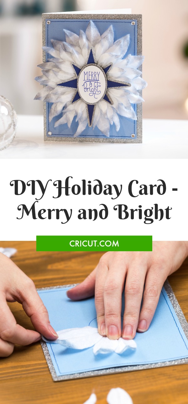 DIY Holiday Card: Merry and Bright DIY Merry and Bright Holiday Card