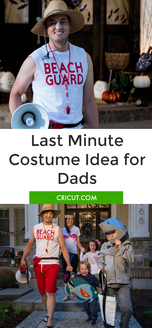 Last Minute Halloween Costume Idea for Dads Cricut