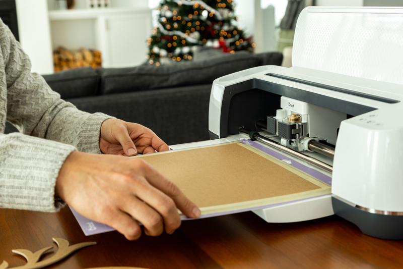 2: Cut the Chipboard DIY Chipboard Deer Head